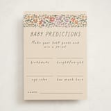 "Wildflowers" - Baby Shower Game Cards in Confetti by 2birdstone - Front