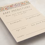 "Wildflowers" - Baby Shower Game Cards in Confetti by 2birdstone - Detail