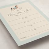 "Heirloom Rocking Horse" - Baby Shower Game Cards in Sky by Karidy Walker - Detail