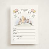 "Disney's Winnie the Pooh Mom to Bee" - Baby Shower Game Cards in Powder by Becky Nimoy - Front