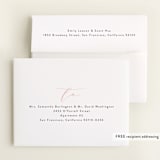 "Modern Baby" - Baby Shower Thank You Cards in Cotton Candy by Gwen Bedat - FREE Recipient Addressing