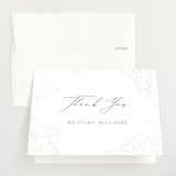 "Enchant" - Baby Shower Thank You Cards in Lead by Nicoletta Savod - Front