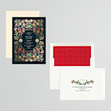 "Gilded Tapestry" - Bridal Shower Invitations in Midnight Garden by Simona Camp - Assembled