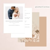 "Bridal Sprinkle" - Bridal Shower Invitations in Oak by Chris Griffith - Back of Card Options