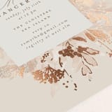 "Bridal Sprinkle" - Bridal Shower Invitations in Oak by Chris Griffith - Detail
