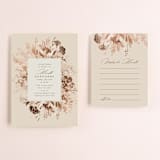 "Bridal Sprinkle" - Bridal Shower Invitations in Oak by Chris Griffith - Matching Enclosure Card