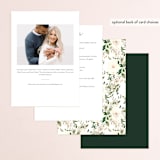 "Bridal Cake" - Bridal Shower Invitations in Hunter by Itsy Belle Studio - Back of Card Options