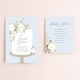 "Bridal Cake" - Bridal Shower Invitations in Winter by Itsy Belle Studio - Matching Enclosure Card