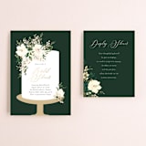 "Bridal Cake" - Bridal Shower Invitations in Hunter by Itsy Belle Studio - Matching Enclosure Card