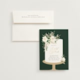 "Bridal Cake" - Bridal Shower Invitations in Hunter by Itsy Belle Studio - Invitation with Envelope