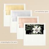 "Gilded Border" - Bridal Shower Invitations in Midnight by Kelly Schmidt - Envelope Liner Options