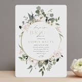 "Country Garden" - Bridal Shower Invitations in Petal by Susan Moyal - Front