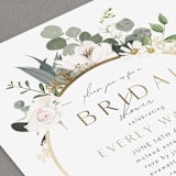 "Country Garden" - Bridal Shower Invitations in Petal by Susan Moyal - Detail