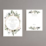 "Country Garden" - Bridal Shower Invitations in Petal by Susan Moyal - Matching Enclosure Card