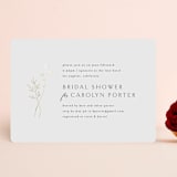 "rustic elegance" - Bridal Shower Invitations in Silk by Kelly Schmidt - Front