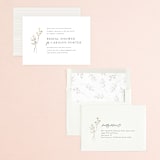 "rustic elegance" - Bridal Shower Invitations in Silk by Kelly Schmidt - Assembled