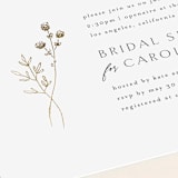 "rustic elegance" - Bridal Shower Invitations in Silk by Kelly Schmidt - Detail