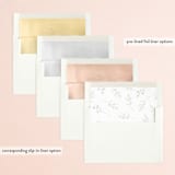 "rustic elegance" - Bridal Shower Invitations in Silk by Kelly Schmidt - Envelope Liner Options