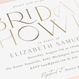 "Modern Take" - Bridal Shower Invitations in Snow by Yaling Hou Suzuki - Detail