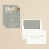 "showers" - Bridal Shower Invitations in Sage by JoAnn Jinks - Assembled