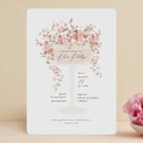 "Botanical Cheers" - Bridal Shower Invitations in Petal by Itsy Belle Studio - Front