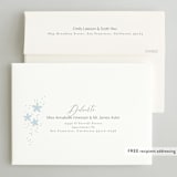 "Wedding Dress" - Bridal Shower Invitations in Cinderella Blue by Itsy Belle Studio - FREE Recipient Addressing