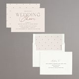 "Simple Classic" - Bridal Shower Invitations in Champagne by Summer Winkelman - Assembled