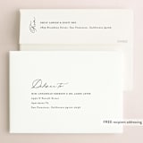 "Elegant Side" - Bridal Shower Invitations in Buttercream by Carolyn MacLaren - FREE Recipient Addressing