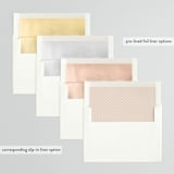"Hydrangea" - Bridal Shower Invitations in Blush by Leah Bisch - Envelope Liner Options