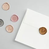 "Hydrangea" - Bridal Shower Invitations in Blush by Leah Bisch - Wax Seals