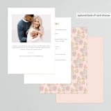 "Gilded Bridal Gown" - Bridal Shower Invitations in Romantic Rose by Simona Camp - Back of Card