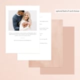"Serene" - Bridal Shower Invitations in Champagne by Everett Paper Goods - Back of Card