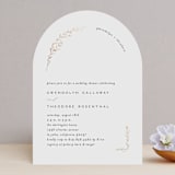 "Embellished Arch" - Bridal Shower Invitations in Linen by Erica Krystek - Front