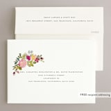 "floral jewels" - Bridal Shower Invitations in Wild Berry by Lori Wemple - FREE Recipient Addressing
