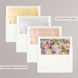 "floral jewels" - Bridal Shower Invitations in Wild Berry by Lori Wemple - Envelope Liner Options