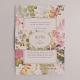 "floral jewels" - Bridal Shower Invitations in Wild Berry by Lori Wemple - Matching Bellyband