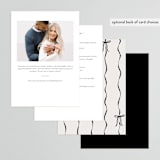 "Sparkling Champagne Tower" - Bridal Shower Invitations in Noir by Jackie Crawford - Back of Card Options