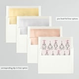 "Sparkling Champagne Tower" - Bridal Shower Invitations in Petal by Jackie Crawford - Envelope Liner Options