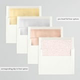 "Timeless Blooms" - Bridal Shower Invitations in Peony by Susan Moyal - Envelope Liner Options