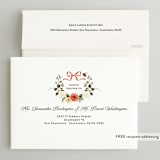 "Fleur" - Bridal Shower Invitations in Verona Sunset by Sarah Knight - FREE Recipient Addressing