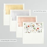 "Fleur" - Bridal Shower Invitations in Verona Sunset by Sarah Knight - Envelope Liner Options