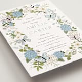 "Garden Love" - Bridal Shower Invitations in Periwinkle by Susan Moyal - Detail