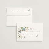 "Garden Love" - Bridal Shower Invitations in Periwinkle by Susan Moyal - FREE Recipient Addressing