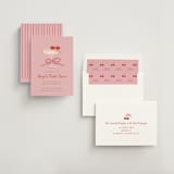"Mon Cheri" - Bridal Shower Invitations in Cherry Blossom by Jenna Holcomb - Assembled