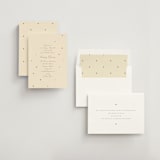 "Pearls" - Bridal Shower Invitations in Cream by Baumbirdy - Assembled