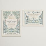 "Garden Gate" - Bridal Shower Invitations in Garden by Paper Sun Studio - Matching Enclosure Card