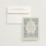 "Garden Gate" - Bridal Shower Invitations in Garden by Paper Sun Studio - Invitation with Envelope