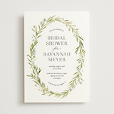 "Aveline" - Bridal Shower Invitations in Diamond by Kate Ahn - Front
