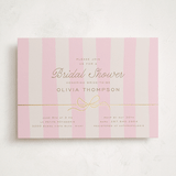 "Macaron Box" - Bridal Shower Invitations in Rose by Leia Matt - Front