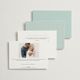 "Macaron Box" - Bridal Shower Invitations in Aquamarine by Leia Matt - Back of Card Options